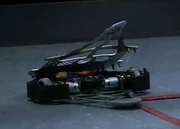 Tempest, badly damaged and without its weapon