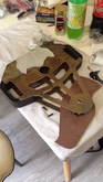 The watercut parts for Tempest, awaiting assembly