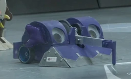 Nelly the Ellybot mid-combat