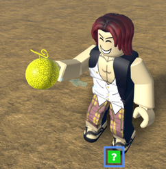 Holding devil fruit with locator