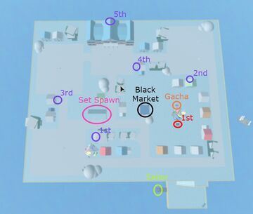 King Legacy Map: First & Second Sea, Island, Mobs, Bosses