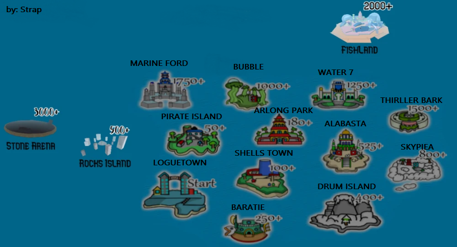 Где находится острова в блокс фрутс. Карта островов Кинг Легаси. King Legacy карта островов. Острова Кинг Легаси 2 мир.
