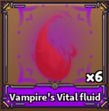 Vampire's Vital Fluid, King Legacy Wiki