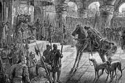  entering Arthur's Court in the Welsh tale , 1881