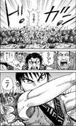 Bi Hei shocked at the sight of Shin opening a path.