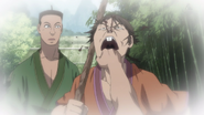Young Bi Hei getting punched by Shin.