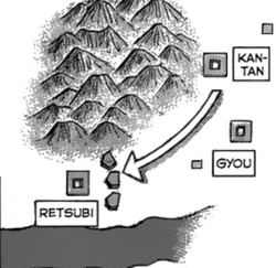 Location retsubi map