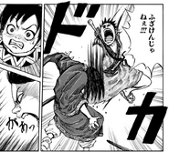 Ei Sei being punched by Shin.