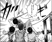 Shin Saves Taku Kei, Bi Tou And Bi Hei From Charging The War Chariot