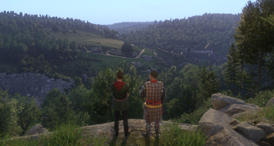 Radzig and Henry at the lookout