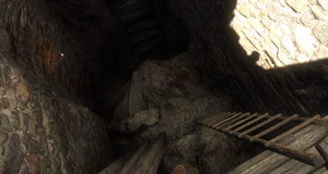 Bloodied stone