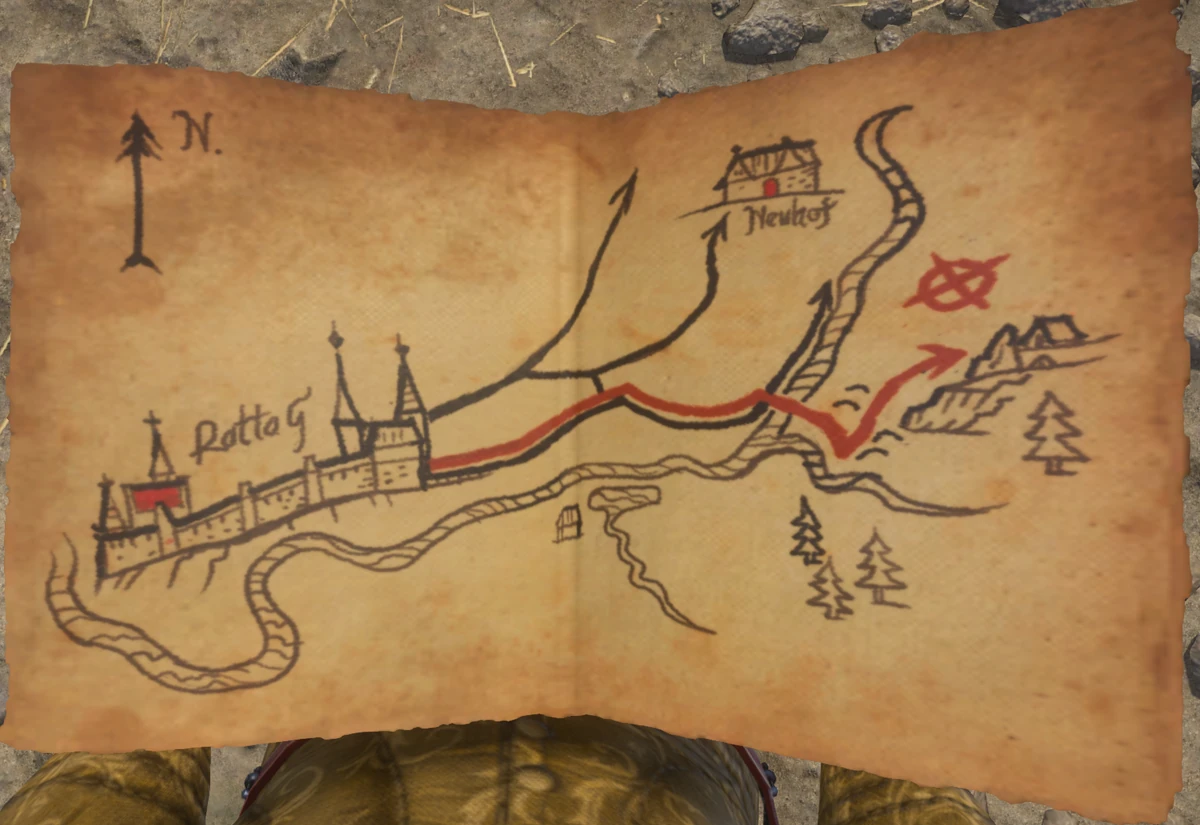 Kingdom come deliverance карта сокровищ 11 ничего нет