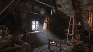 Voyta's atelier at Trosky Castle