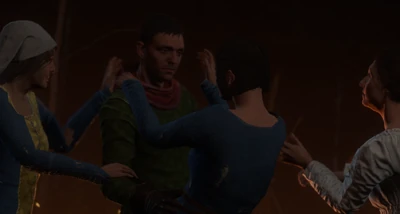 The witches promise to satisfy Henry's every whim