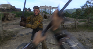 Fighting with Sir Hans