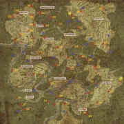 A map of random skirmishes and ambushes, not including ones that are always there, from StruzhkaOpilka on Reddit