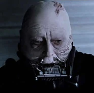 Vader reduced to a pitiful wreck of his former glory, what he became just before his merger with Anakin and their subsequent transformation back into the true Chosen One