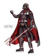 Darth Vader in his Seeker of Darkness uniform