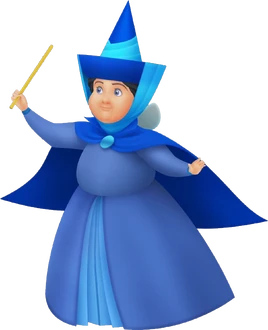 Sonnenschein eine der drei Feen in Kingdom Hearts: Birth by Sleep