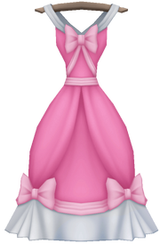 Das angefertigte Rosa Kleid von Cinderella BBS