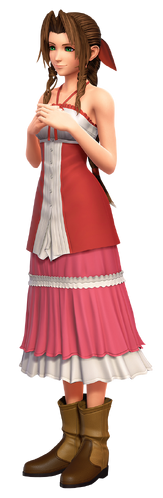 Aerith in Kingdom Hearts III Re Mind