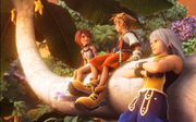 Sora, Riku und Kairi Intro KHII