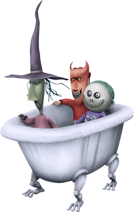 Die laufende Badewanne von Angst, Furcht und Schrecken.