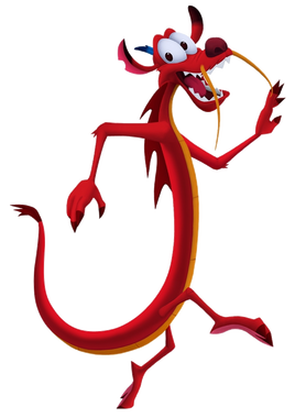 Mushu in Kingdom Hearts II