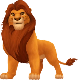 Mufasa der Vater von Simba in Kingdom Hearts II