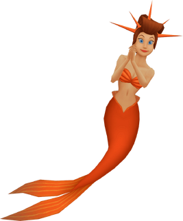 Attina eine der beiden Schwestern von Arielle in Kingdom Hearts II