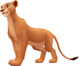 Die Löwin Nala in Kingdom Hearts II