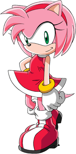 Amy Rose Full Art, Amy Rose of Sonic The Hedgehog transparent background PNG  clipart