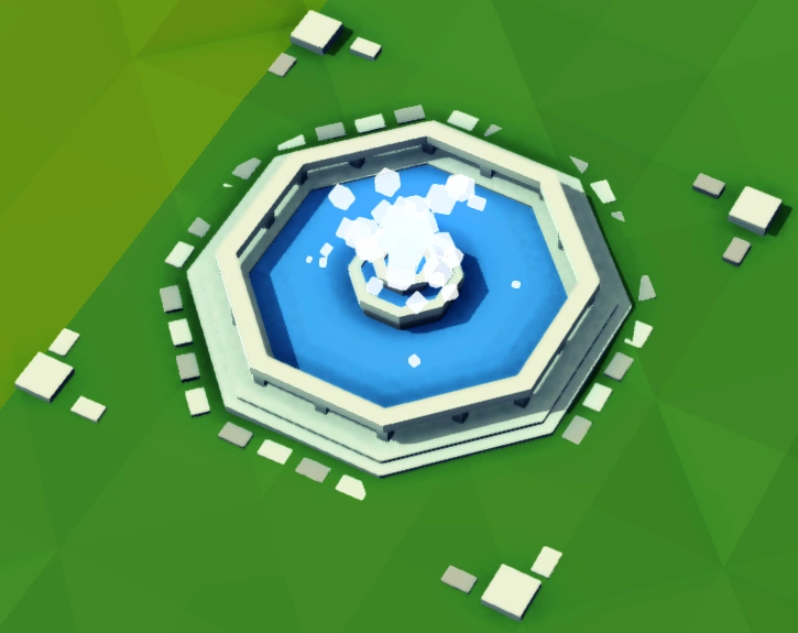 Large Fountain Official Kingdoms and Castles Wiki