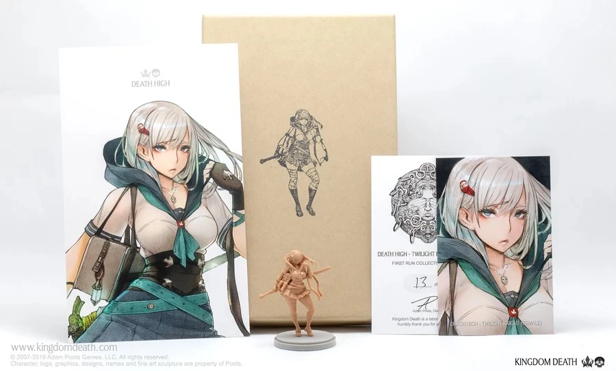 Unpainted Dead Kingdom TWILIGHT KNIGHT Unassembled Resin Figure - Foto 5