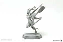30mm Resin Kingdom Death Pinup Storm Armor Unpainted Unbuild WH044