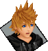 Sprite de Roxas hablando en Kingdom Hearts 358/2 Days