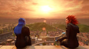 Lea and Saïx have a conversation about the girl they befriended back in their childhood.