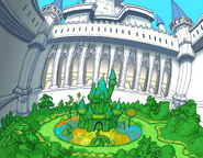 Disney Castle- Courtyard (Art) KH