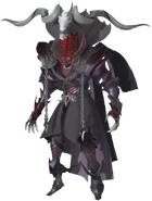 Replica Xehanorts fused in Master Xehanort's new armor.