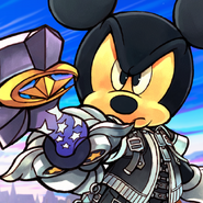 Sovellus kuvake kansainvälisen version Kingdom Hearts Union χ ennen versiota 2.5.0