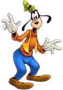 Goofy con su vestimenta informal