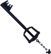 The Kingdom Key wielded by Armored Ventus Nightmare.