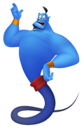 Genie Genie joins the party after sealing Agrabah's Keyhole.