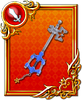 Carte 1 Keyblade (Rouge) KHDR