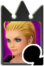 Die Larxene Vyandskaart soos dit in Kingdom Hearts Re:Chain of Memories veskyn.