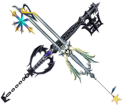 Oathkeeper and Oblivion  The Oathkeeper and the Oblivion keyblades from  KHKingdom Hearts All comicmarveldcdark horseanime video  game and movie pieces are most  By 0Limitless1  Facebook