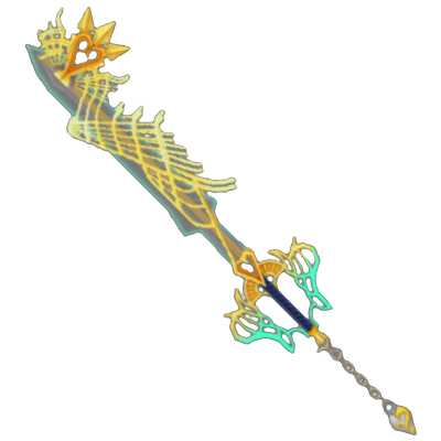 kingdom hearts final mix one winged angel keyblade