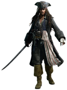 Jack Sparrow In Port Royal in [KH2]; In The Caribbean in [KH3]