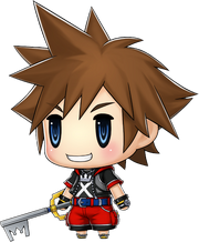 Sora as he appears in World of Final Fantasy.