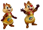 Chip y Chop en Kingdom Hearts Re:coded